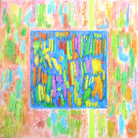  une belle journée de printemps peinture sur toile acrylique 