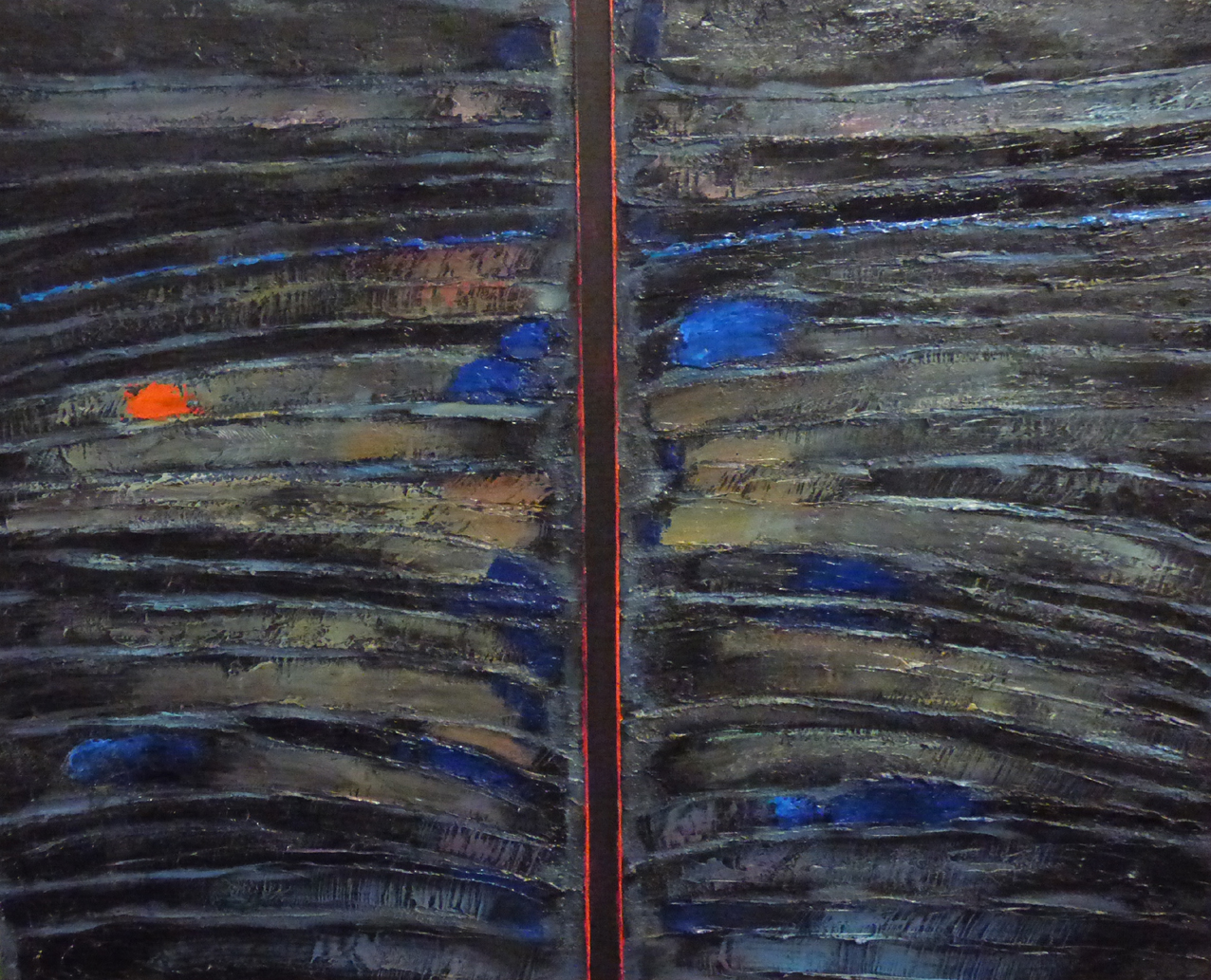  peinture, Nigra-Sum, la matière noire en alchimie
