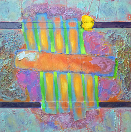 l'anneau de la voie est une peinture artistique technique mixte
